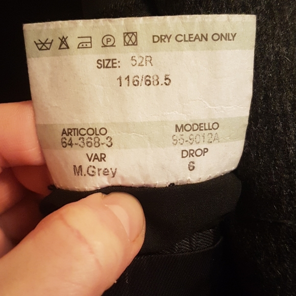 Men's luxury wool long coat Verri - Picture 9 of 9